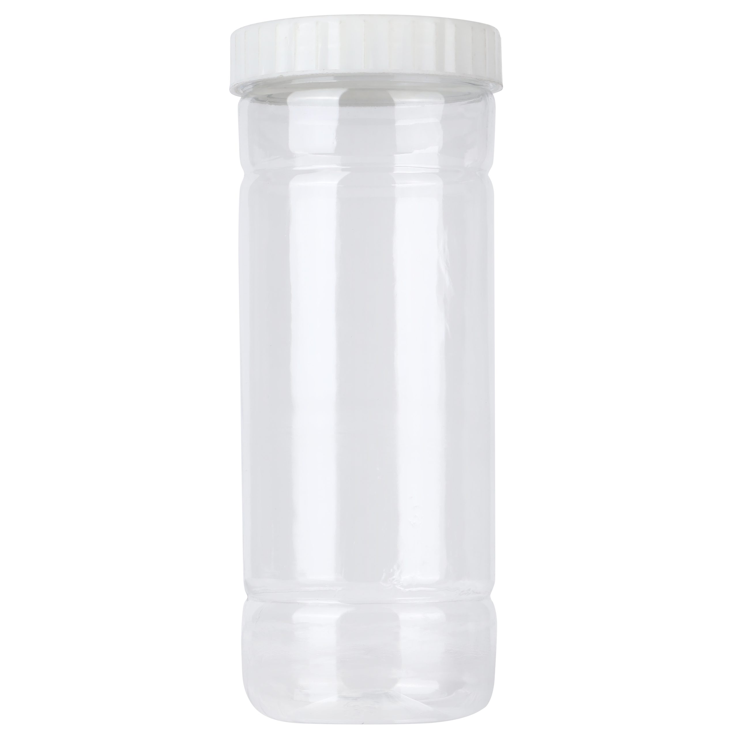 900 ml Tshirt jar with white cap (73mm),191mm