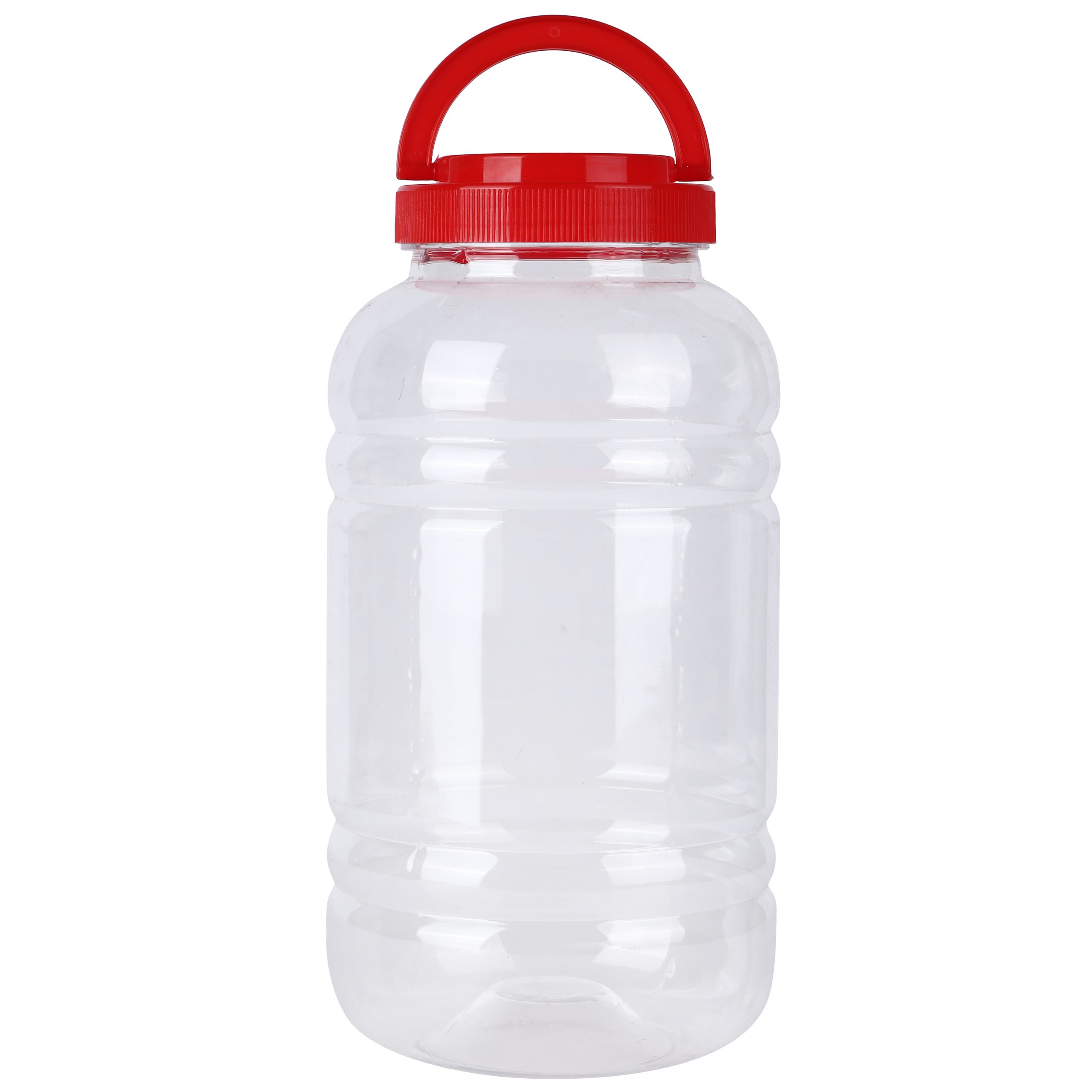 2400 ml round jar red c_h 83mm,233mm