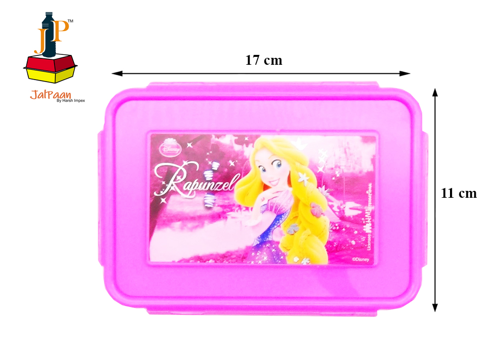 Cartoon magenta pink lunch box