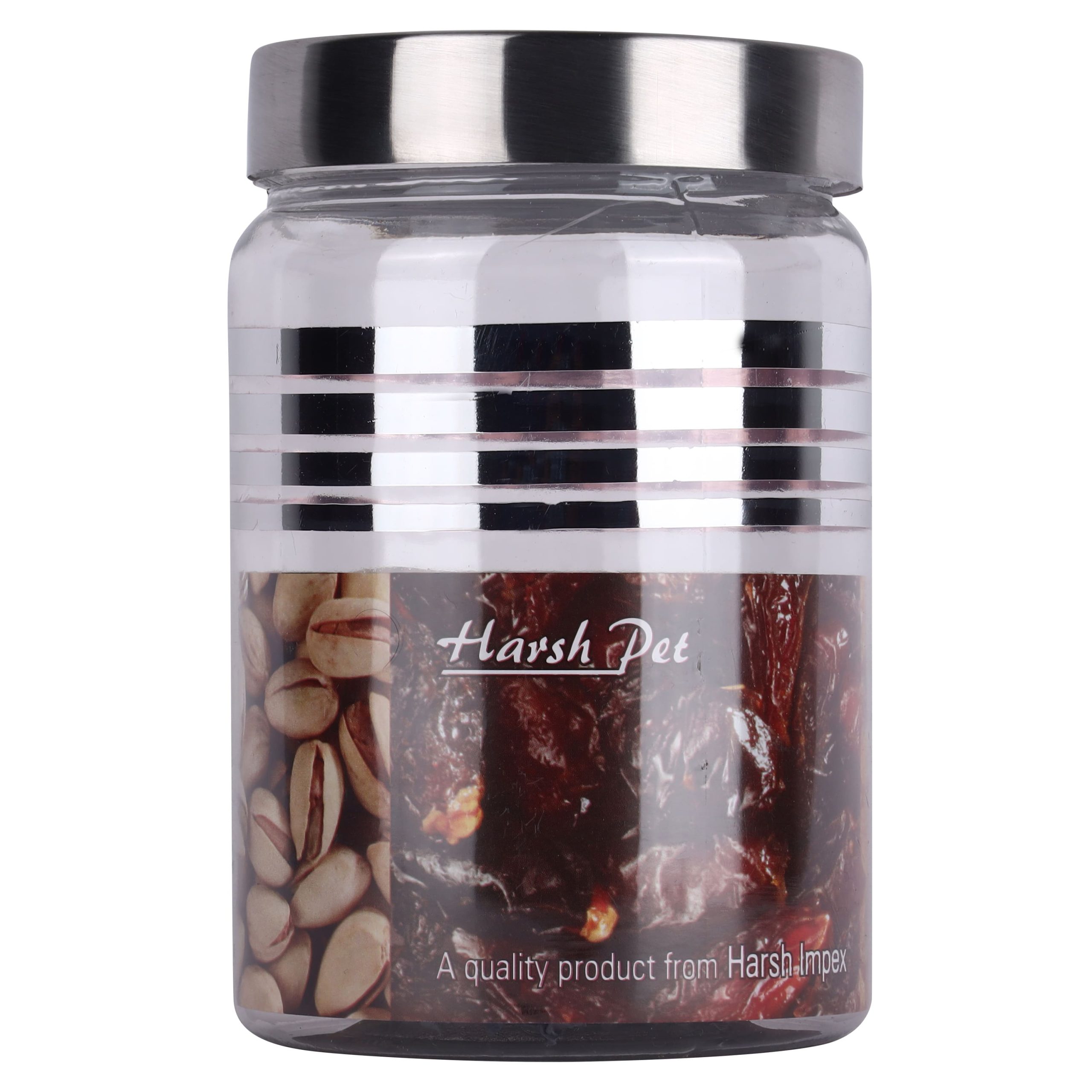 750 ml stylish silver printed container