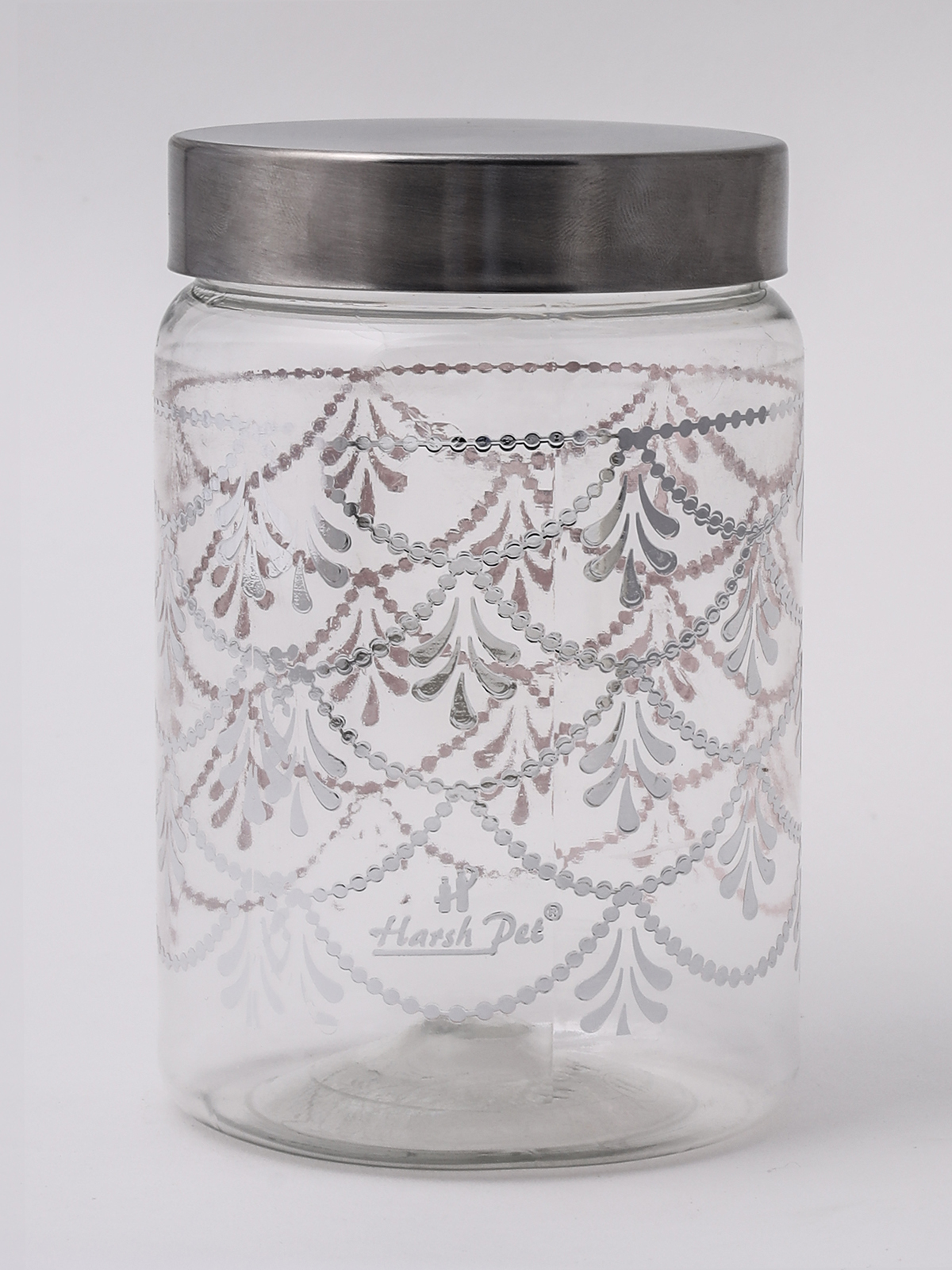 83 MM 750 ML Silver Bell Jar With Steel Cap